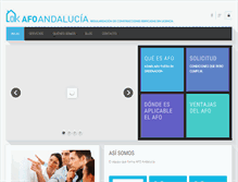 Tablet Screenshot of afoandalucia.info